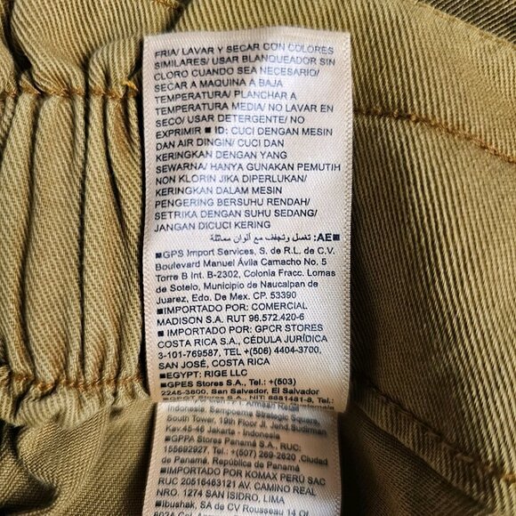 💎013 Old Navy High-Waisted Paper Bag Tie Waist Twill Shorts - Picture 13 of 13